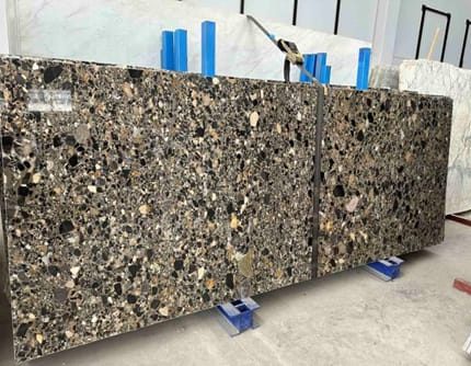 terrazo gold