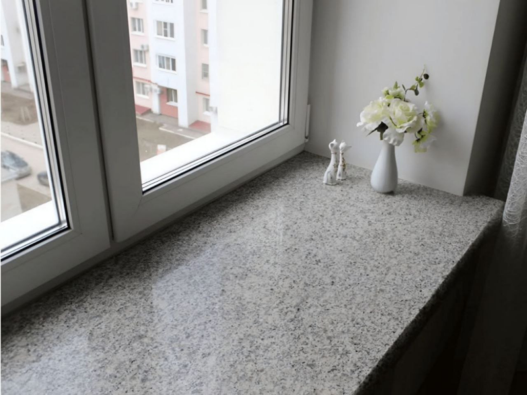 Granite windowsill